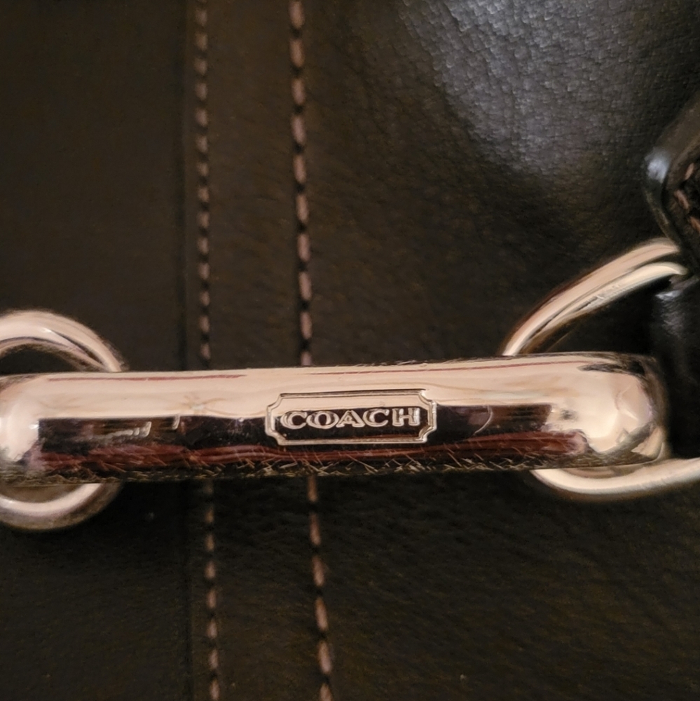 Coach Black leather handbag - Picture 6 of 7